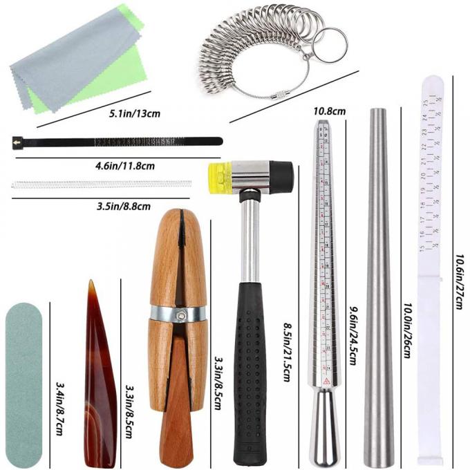 13 टुकड़ा आभूषण माप उपकरण सेट शिल्प DIY सामान 1